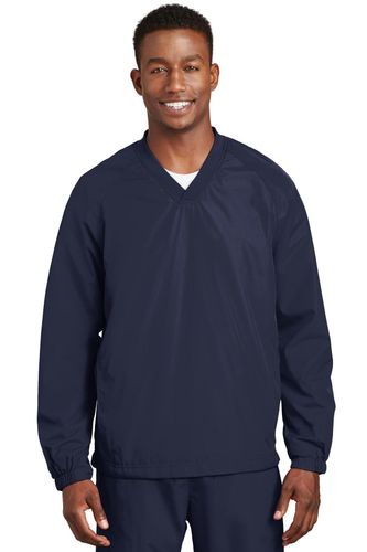 Sport-Tek V-Neck Raglan Wind Shirt. JST72 image thumbnail