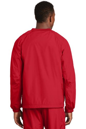 Sport-Tek V-Neck Raglan Wind Shirt. JST72 image thumbnail
