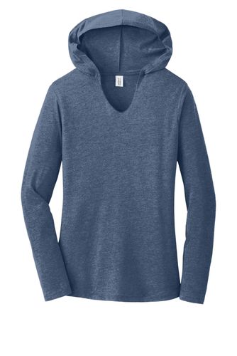 District Women's Perfect Tri Long Sleeve Hoodie. DM139L image thumbnail