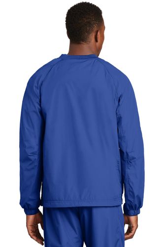 Sport-Tek V-Neck Raglan Wind Shirt. JST72 image thumbnail