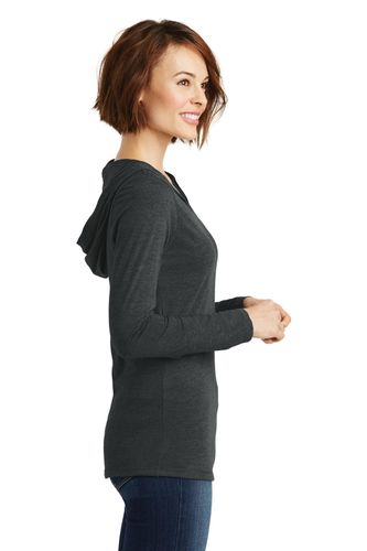 District Women's Perfect Tri Long Sleeve Hoodie. DM139L image thumbnail