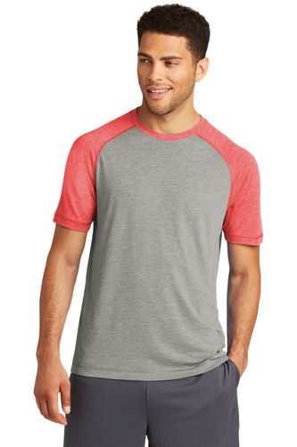 Sport-Tek PosiCharge Tri-Blend Wicking Raglan Tee. ST400 image thumbnail