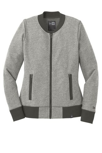 New Era Ladies French Terry Baseball Full-Zip. LNEA503 image thumbnail