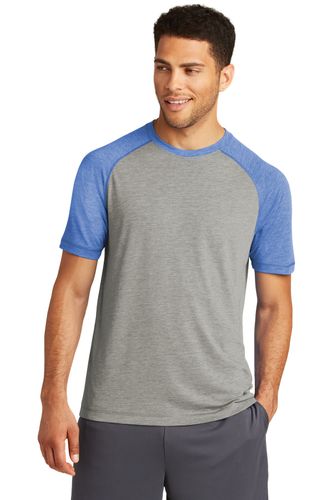 Sport-Tek PosiCharge Tri-Blend Wicking Raglan Tee. ST400 image thumbnail