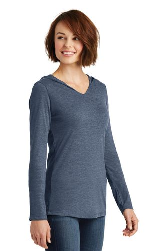 District Women's Perfect Tri Long Sleeve Hoodie. DM139L image thumbnail