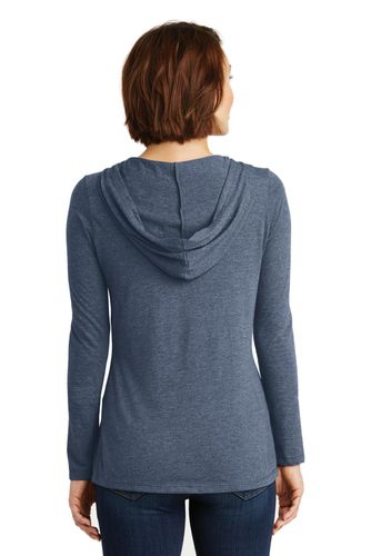 District Women's Perfect Tri Long Sleeve Hoodie. DM139L image thumbnail