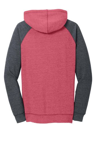 District Women's Lightweight Fleece Raglan Hoodie. DT296 image thumbnail