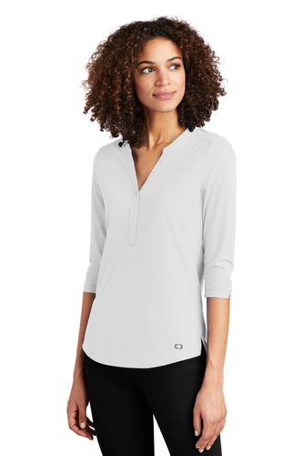 OGIO Ladies Jewel Henley LOG104 image thumbnail
