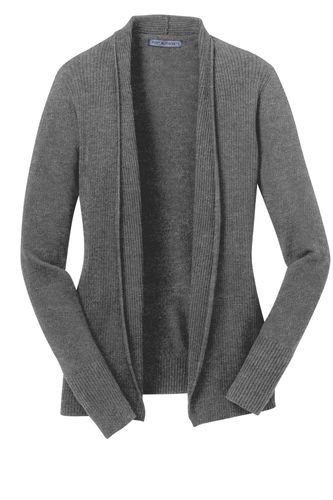 Port Authority Ladies Open Front Cardigan Sweater. LSW289 image thumbnail