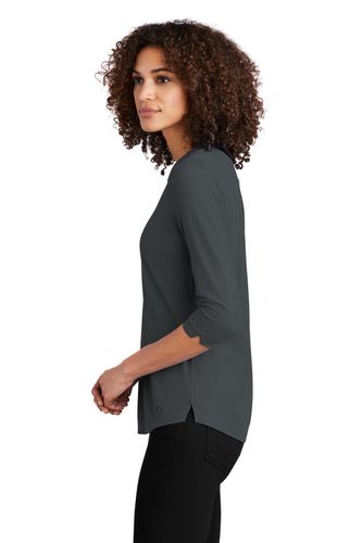 OGIO Ladies Jewel Henley LOG104 image thumbnail