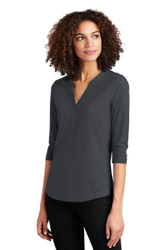 OGIO Ladies Jewel Henley LOG104 image thumbnail