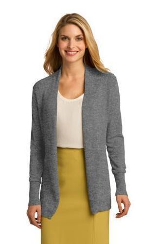Port Authority Ladies Open Front Cardigan Sweater. LSW289 image thumbnail