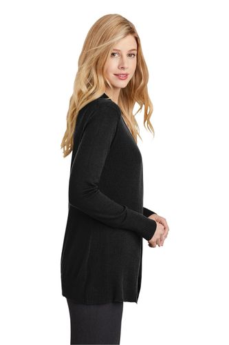 Port Authority Ladies Open Front Cardigan Sweater. LSW289 image thumbnail