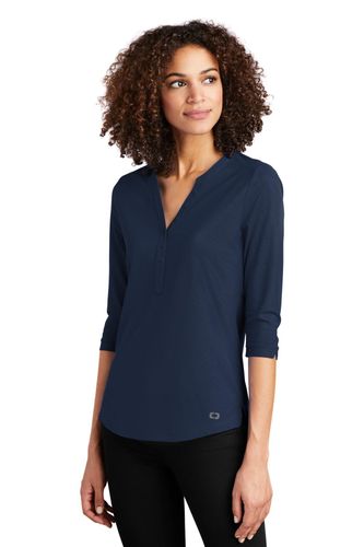 OGIO Ladies Jewel Henley LOG104 image thumbnail