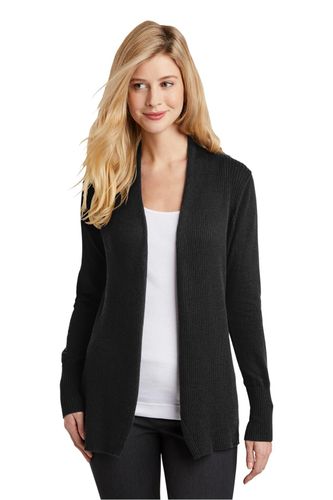 Port Authority Ladies Open Front Cardigan Sweater. LSW289 image thumbnail