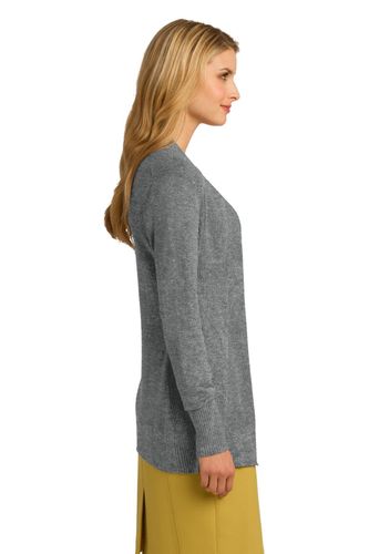 Port Authority Ladies Open Front Cardigan Sweater. LSW289 image thumbnail