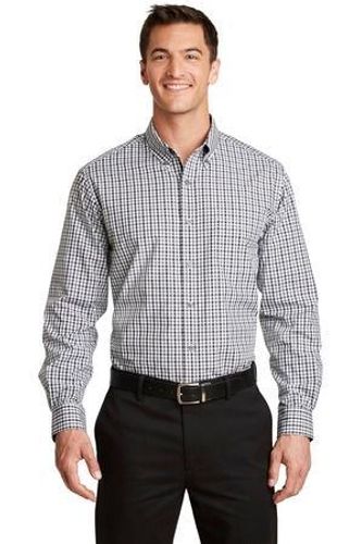 Port Authority Long Sleeve Gingham Easy Care Shirt. S654 image thumbnail