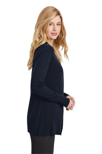 Port Authority Ladies Open Front Cardigan Sweater. LSW289 image thumbnail