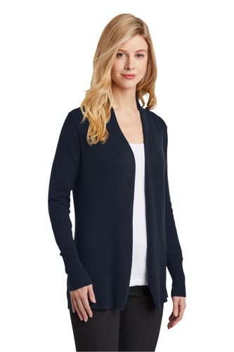 Port Authority Ladies Open Front Cardigan Sweater. LSW289 image thumbnail