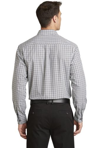 Port Authority Long Sleeve Gingham Easy Care Shirt. S654 image thumbnail