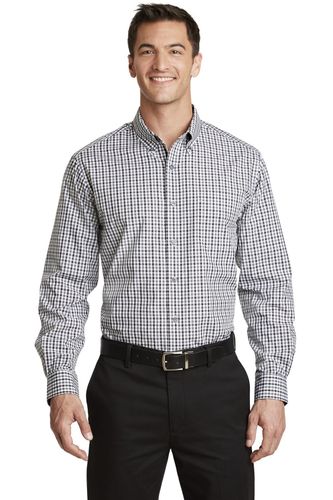Port Authority Long Sleeve Gingham Easy Care Shirt. S654 image thumbnail