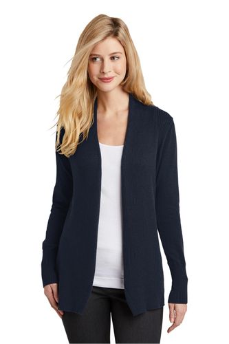 Port Authority Ladies Open Front Cardigan Sweater. LSW289 image thumbnail