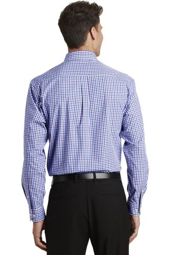 Port Authority Long Sleeve Gingham Easy Care Shirt. S654 image thumbnail
