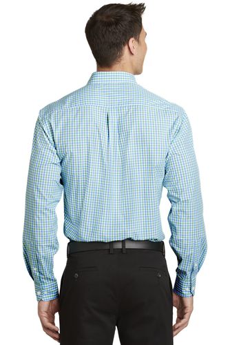 Port Authority Long Sleeve Gingham Easy Care Shirt. S654 image thumbnail