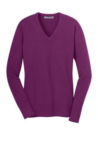 Port Authority Ladies V-Neck Sweater. LSW285 image thumbnail