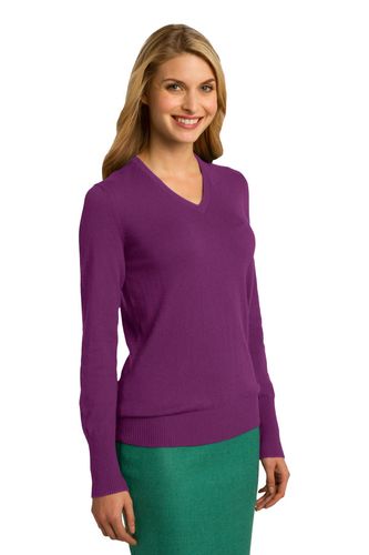 Port Authority Ladies V-Neck Sweater. LSW285 image thumbnail