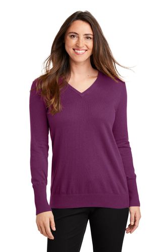 Port Authority Ladies V-Neck Sweater. LSW285 image thumbnail
