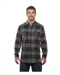 Image of Yarn-Dyed Long Sleeve Flannel Shirt - 8210