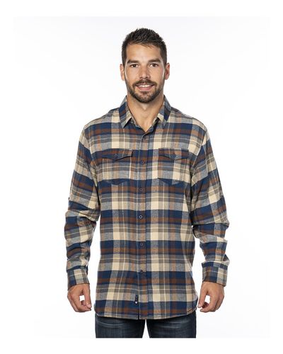 Yarn-Dyed Long Sleeve Flannel Shirt - 8210 image thumbnail
