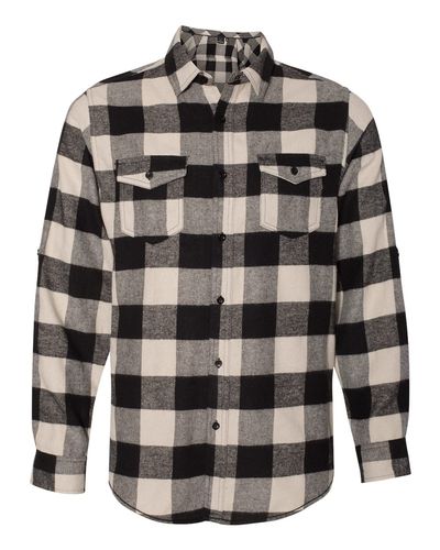 Yarn-Dyed Long Sleeve Flannel Shirt - 8210 image thumbnail