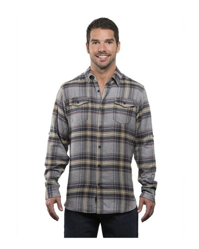 Yarn-Dyed Long Sleeve Flannel Shirt - 8210 image thumbnail