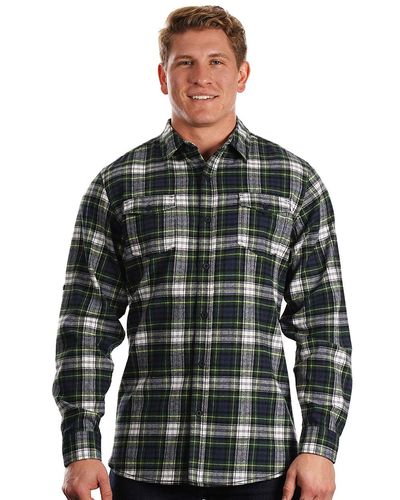 Yarn-Dyed Long Sleeve Flannel Shirt - 8210 image thumbnail