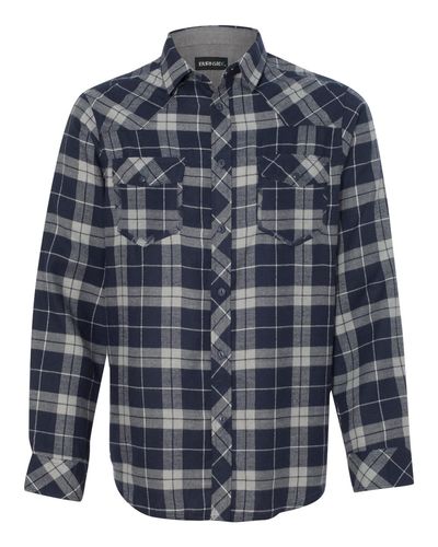 Yarn-Dyed Long Sleeve Flannel Shirt - 8210 image thumbnail