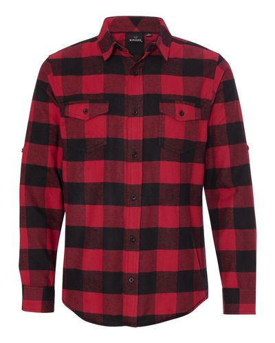 Yarn-Dyed Long Sleeve Flannel Shirt - 8210 image thumbnail
