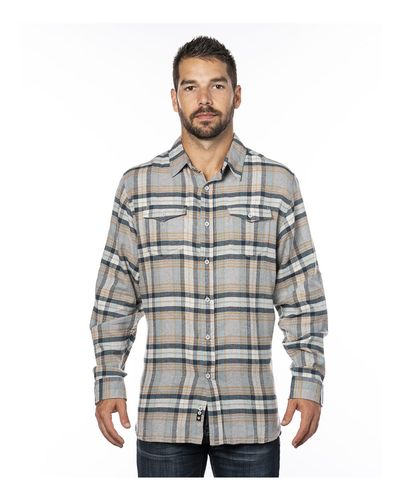 Yarn-Dyed Long Sleeve Flannel Shirt - 8210 image thumbnail