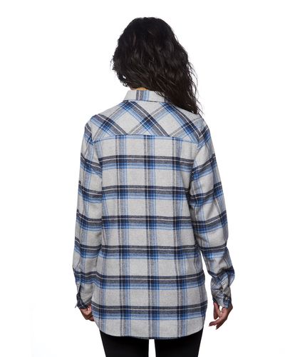 Ladies' Plaid Boyfriend Flannel Shirt image thumbnail