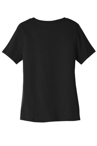 BELLA+CANVAS Women's Relaxed Jersey Short Sleeve V-Neck Tee. BC6405 image thumbnail