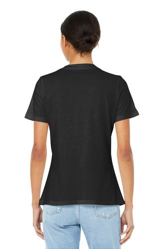 BELLA+CANVAS Women's Relaxed Jersey Short Sleeve V-Neck Tee. BC6405 image thumbnail