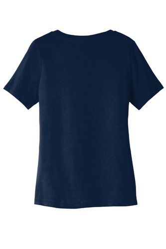 BELLA+CANVAS Women's Relaxed Jersey Short Sleeve V-Neck Tee. BC6405 image thumbnail