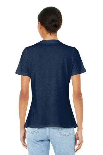 BELLA+CANVAS Women's Relaxed Jersey Short Sleeve V-Neck Tee. BC6405 image thumbnail