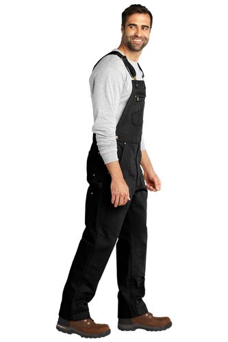Carhartt Duck Unlined Bib Overalls. CT102776 image thumbnail