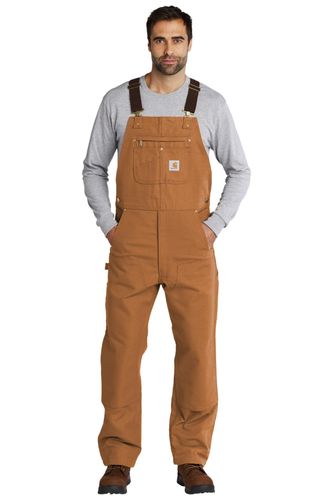 Carhartt Duck Unlined Bib Overalls. CT102776 image thumbnail