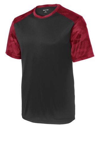 Sport-Tek CamoHex Colorblock Tee. ST371 image thumbnail