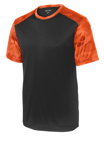 Sport-Tek CamoHex Colorblock Tee. ST371 image thumbnail