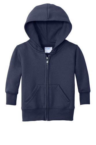 Port & Company Infant Core Fleece Full-Zip Hooded Sweatshirt. CAR78IZH image thumbnail