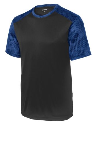 Sport-Tek CamoHex Colorblock Tee. ST371 image thumbnail